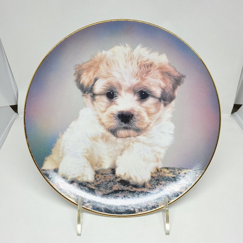 1986 Armstrong's Art on Porcelain "Who Me?" Collector's Plate
